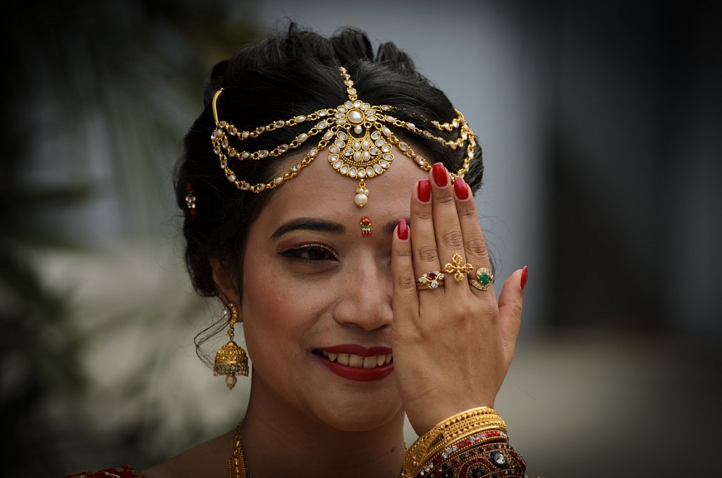 Traditional wedding bride